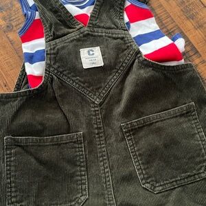 “C” Covington Authentic aaaGear Kids size 4T overall with Tee